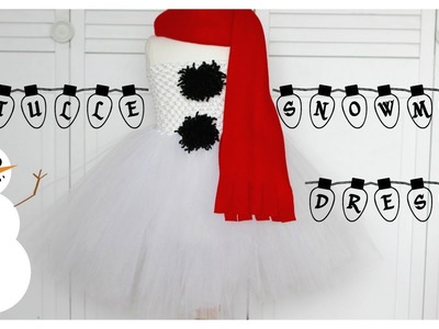 Tulle Snowman Dress