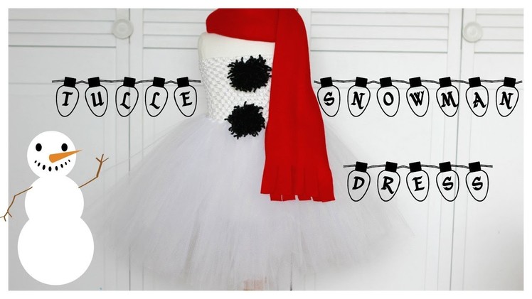 Tulle Snowman Dress