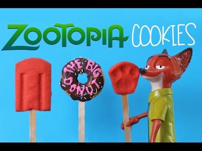 ZOOTOPIA COOKIES Popsicles, Donuts & Paw-psicles from Disney's Zootopia Movie | My Cupcake Addiction