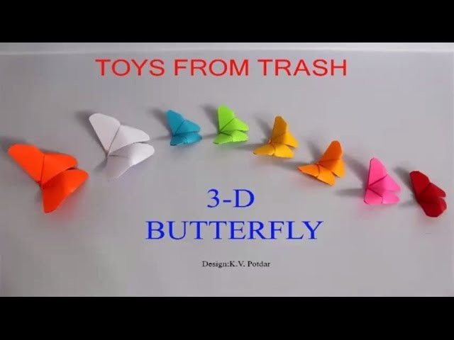 3-D Butterfly | Marathi | Amazing Origami