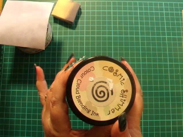 36. How to use Cosmic Shimmer Colour Cloud to Ink, Blend & Rubber Stamp