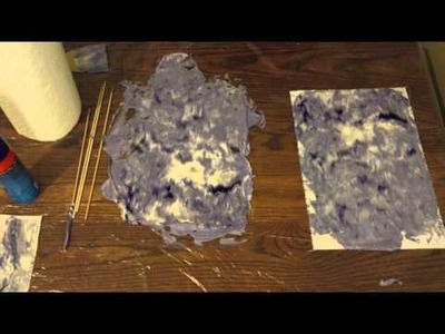 Atplay.io - How to: Marbling Fabric with shaving cream
