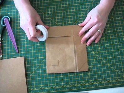 Basic paperbag mini album construction