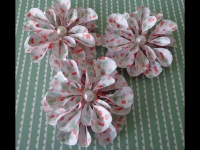 Beautiful 3D  paper flower ~ stampin' up!