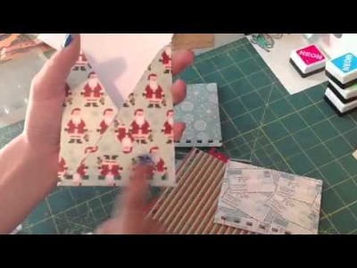Christmas junk journal tutorial:)