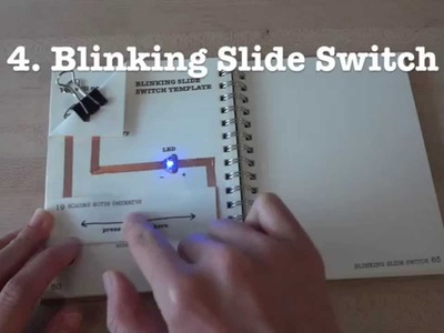 Circuit Stickers Tutorial 4: Blinking Slide Switch
