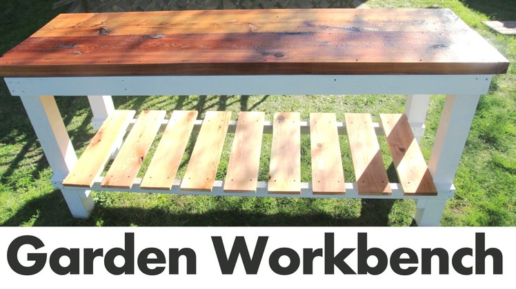 DIY Garden Potting Work Bench (Limited Tools Project)