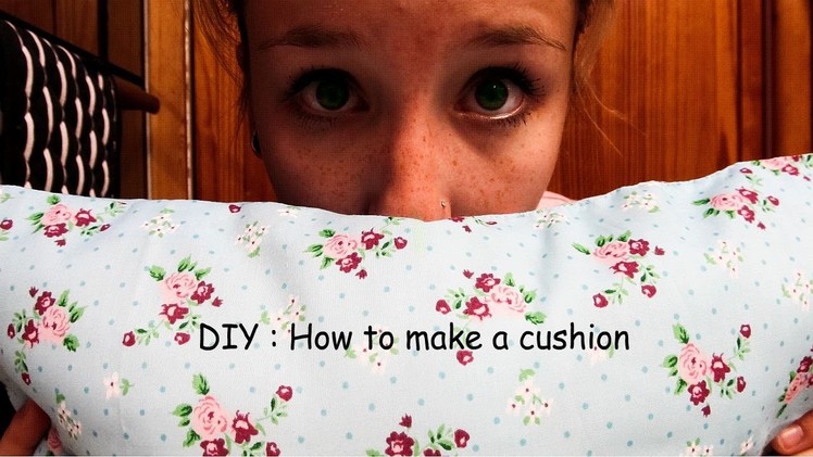 DIY : How to make a cushion