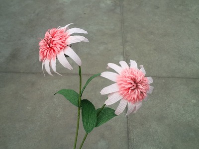Echinacea Raspberry Truffle - Coneflower | paper flower - craft tutorial