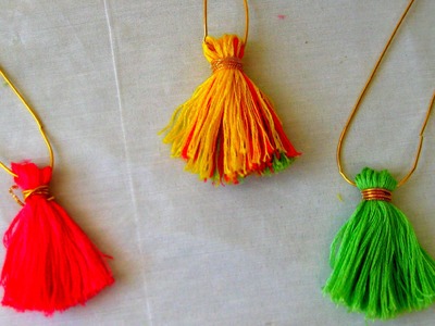 Fashionable Tassel pendent for your stunning beautiful look in less than 5 mins