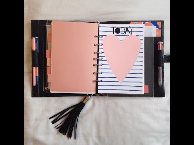 Filofax set up with lots of DIYs filofax setup *Please see description for how to get inserts!