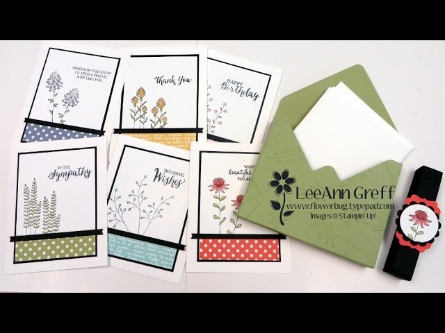 Flowering Fields Cards & A2 Card Box