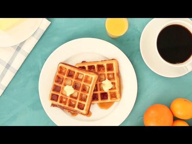 Fluffy and Delicious Homemade Waffles