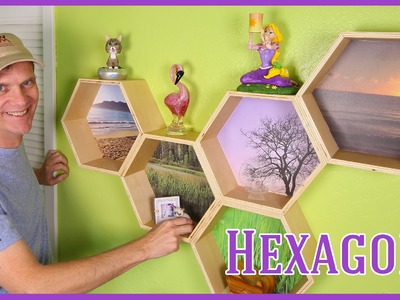 Funky Hexagon Honeycomb Wall Shelves | WWMM ART & DESIGN