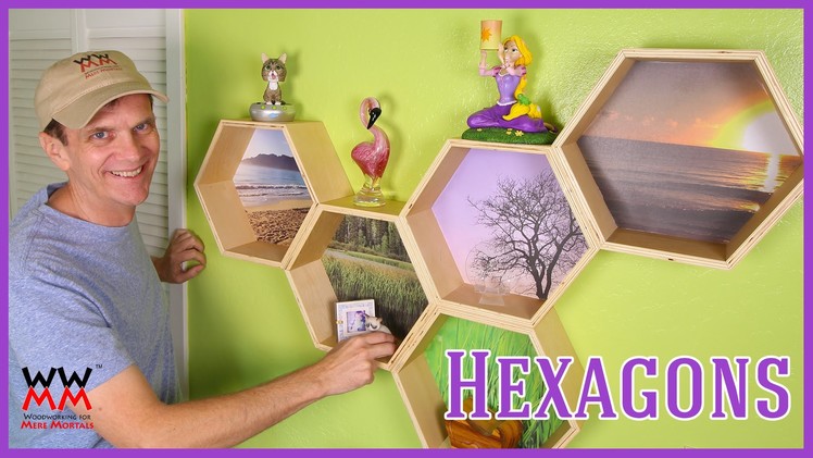 Funky Hexagon Honeycomb Wall Shelves | WWMM ART & DESIGN