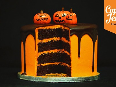 Halloween Special! Chocolate Orange Layer Cake | Cupcake Jemma