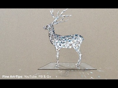 How to Draw a Crystal Deer