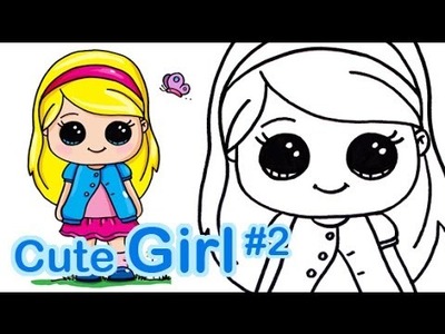 How to Draw a Girl Cute and Easy #2