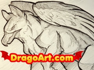 How to Draw a Griffin, Drawing Gryphons, Step by Step, (With Commentary)