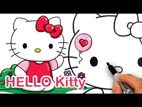 How to Draw Cute Sanrio Hello Kitty step by step Easy