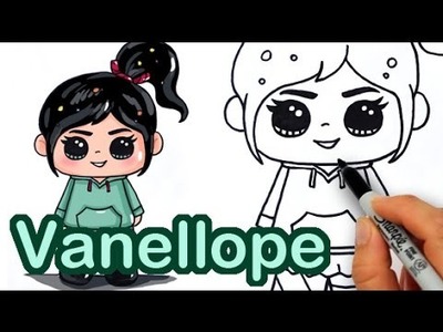 How to draw Vanellope