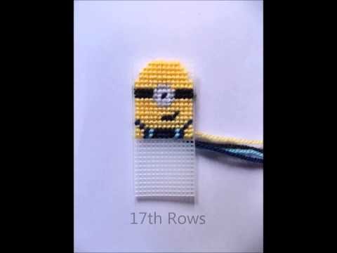 How to make a Plastic Canvas Minion Keyring