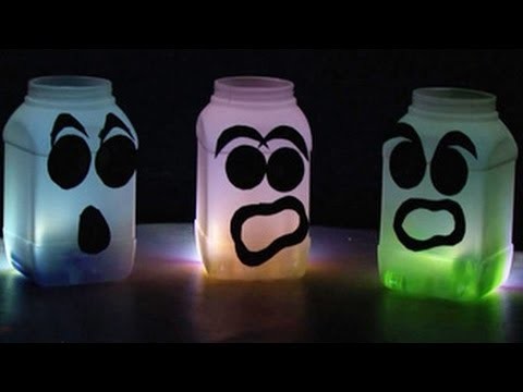 How to Make Home made Glow in the Dark Ghosts
