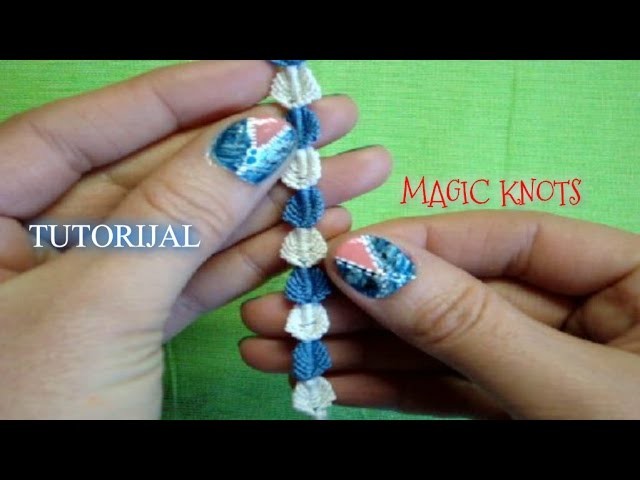 How to make macrame bracelet (leaf) DIY