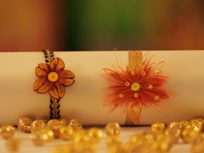 Learn How To Make Floral Quilled Rakhi In Style