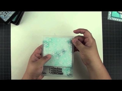 Local King Rubber Stamp tutorial #14(how to use embossing folder to create a patten paper)