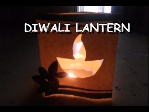 Make Beautiful  Diwali Diya lantern At Home