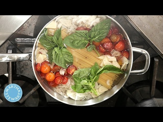 Martha Stewart's Famous One Pot Pasta Recipe - Martha Stewart