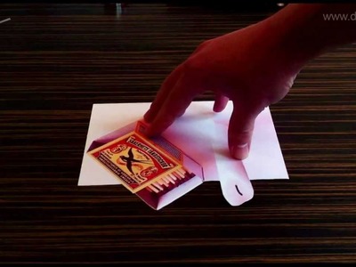 Mind blowing 3D optical illusion on paper