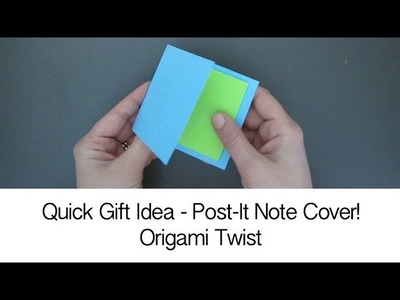 POST-IT NOTE COVER - EASY PAPERCRAFT