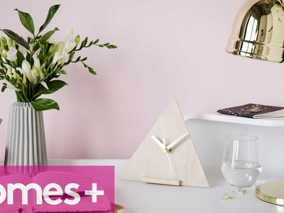 PRACTICAL IDEA: Wooden clock - homes+