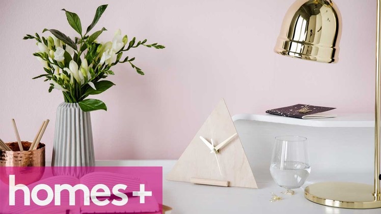 PRACTICAL IDEA: Wooden clock - homes+