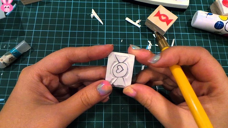 Rubber Stamp Carving Tutorial For Beginners