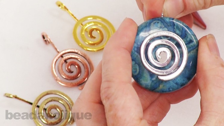 Show and Tell: Bails for Gemstone Donuts and Other Pendants