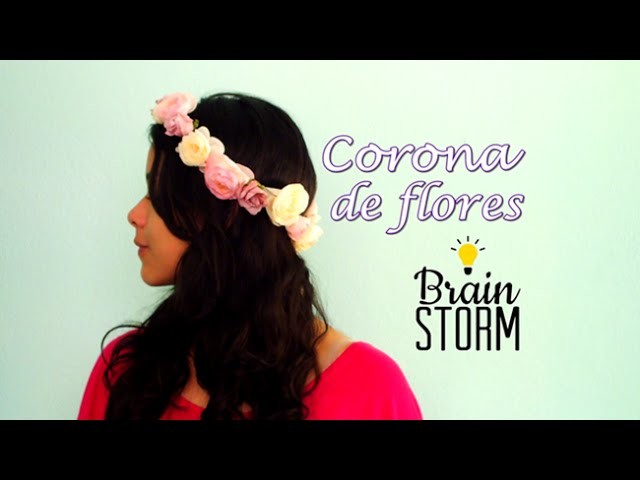 CORONA DE FLORES - DIY #4