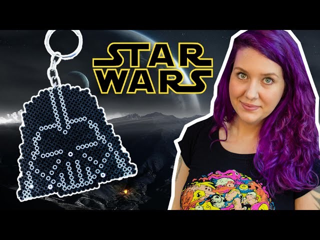 DIY Pixel Art: Como Fazer Chaveiro do Darth Vader (Star Wars)