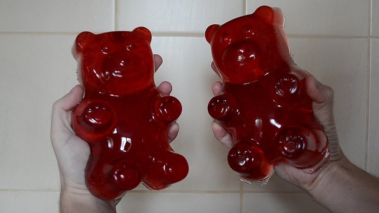 How to make a giant gummy bear - Homemade Giant Gummy Bear