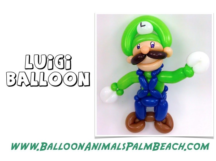 How To Make A Luigi Balloon - Balloon Animals Palm Beach
