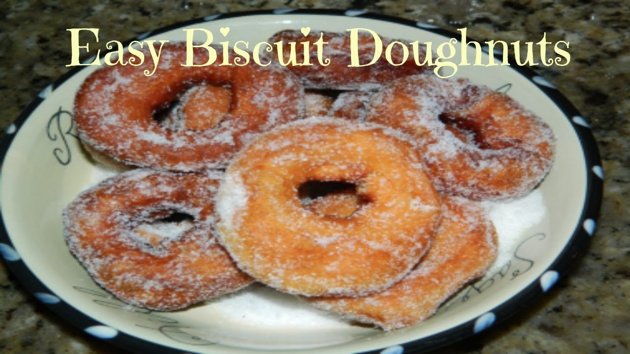 How To Make Easy Doughnuts With Pillsbury Biscuit Dough Recipe