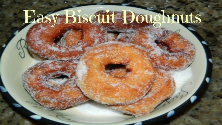 How to Make Easy Doughnuts with Pillsbury Biscuit Dough Recipe