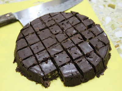 Non-baking chocolate cake