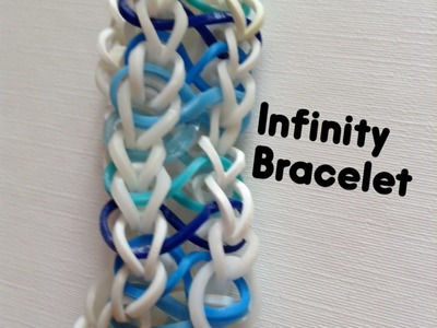 Rainbow loom -tutorial - infinity bracelet