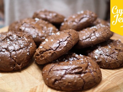 Salted Chocolate Brownie Cookies | Cupcake Jemma