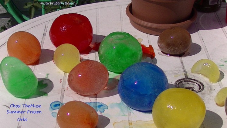 Summer "Frozen Orbs" Water Balloons in the FREEZER! viewer request
