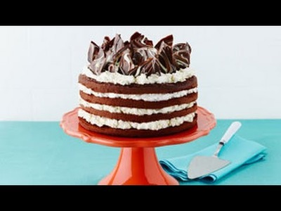 Triple-Chocolate Layer Cake Recipe