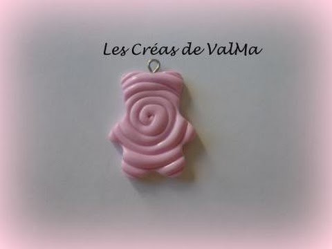 Tuto Fimo Nounours Spirale. Polymer Clay Tutorial